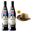 Výhodný balíček 2 ks Legendario Elixir de Cuba 0,7 L 34% + slaměný klobouk Legendario 1