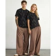 Černé unisex oversize tričko Tatratea s motivem lahviček, velikost L 2