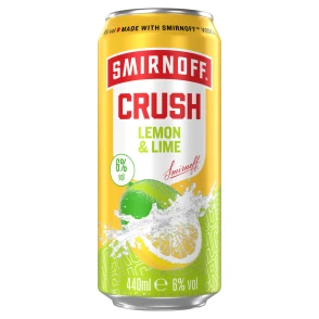 Smirnoff Crush Lemon & Lime RTD 0,44 L 6%