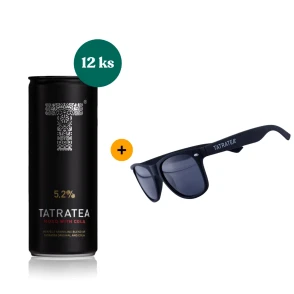 Výhodný balíček 12ks Tatratea Original & Cola 0,25 L 5,2% + Brýle Tatratea