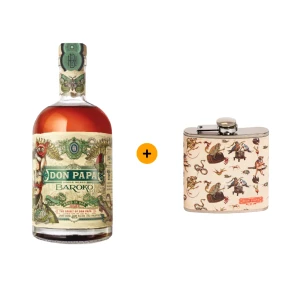 Výhodný balíček Don Papa Baroko a placatka