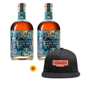 Výhodný balíček 2 ks Don Papa Alon 0,7 L a kšiltovka