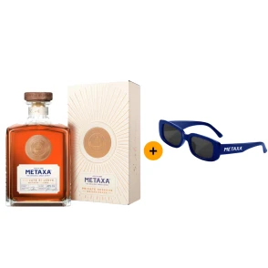 Výhodný balíček 1 ks Metaxa Orama Private Reserve 0,7 L 40% a sluneční brýle Metaxa