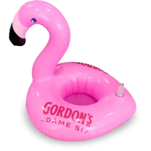 Nafukovací kruh na drink Gordon´s ve tvaru Plameňáka