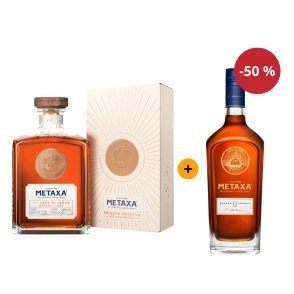 Akce: Druhá láhev za půlku Metaxa Orama Private Reserve 0,7 L 40% + Metaxa 12* 0,7 L 40%
