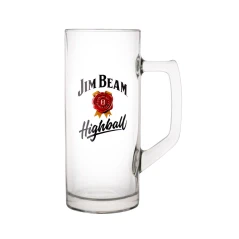 Sklenice "long" s uchem Jim Beam 