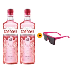 Výhodný balíček 2 ks Gordon's Premium Pink Gin 0,7 L 37,5% + Brýle