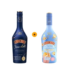 NOVINKA! Výhodný balíček Baileys Chocolate 0,5 L 15,7% + Baileys Toffee Popcorn Movie Night 0,5 L 17%