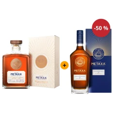 Druhá láhev za půlku Metaxa Orama Private Reserve 0,7 L 40% + Metaxa 12* 0,7 L 40%