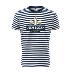 Vodácké pruhované tričko Božkov, XL