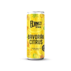 Fernet Bavorák Citrus RTD 0,25 L 4,5%