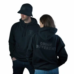 Černá unisex mikina Tatratea Drink Different, velikost L
