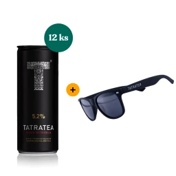 Výhodný balíček 12ks Tatratea Original & Cola 0,25 L 5,2% + Brýle Tatratea