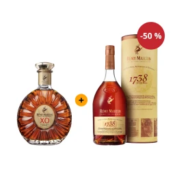 Akce: Druhá láhev za půlku Remy Martin XO 0,7 L 40% + Remy Martin 1738 Accord Royal 0,7 L 40%