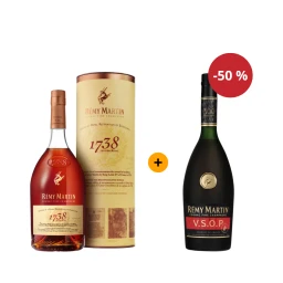Akce: Druhá láhev za půlku Remy Martin 1738 Accord Royal 0,7 L 40% + Remy Martin VSOP 0,7 L 40%
